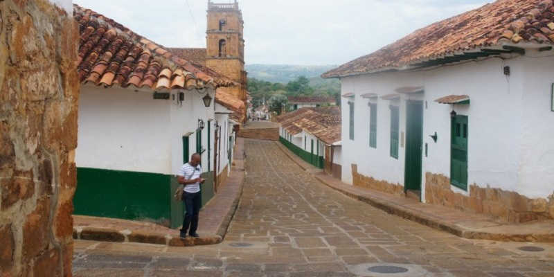 Calles en Barichara Santander